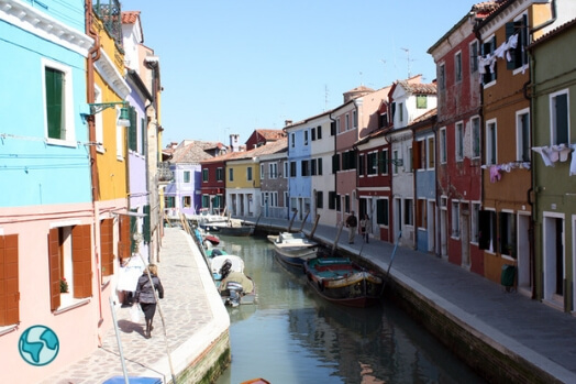 venise cannaregio maisons couleurs italie