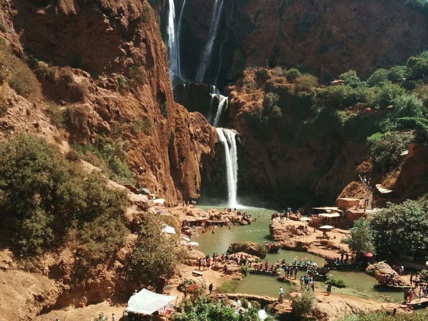 cascade, ouzoud, maroc