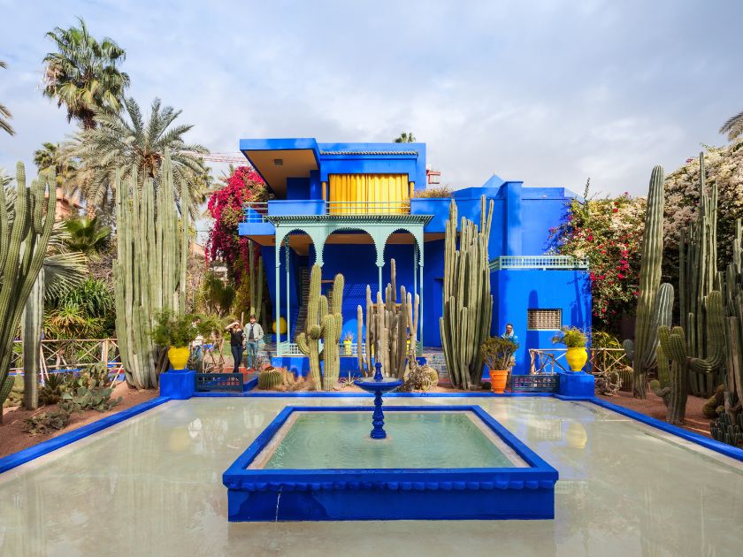 marrakech, maroc, jardin, majorelle