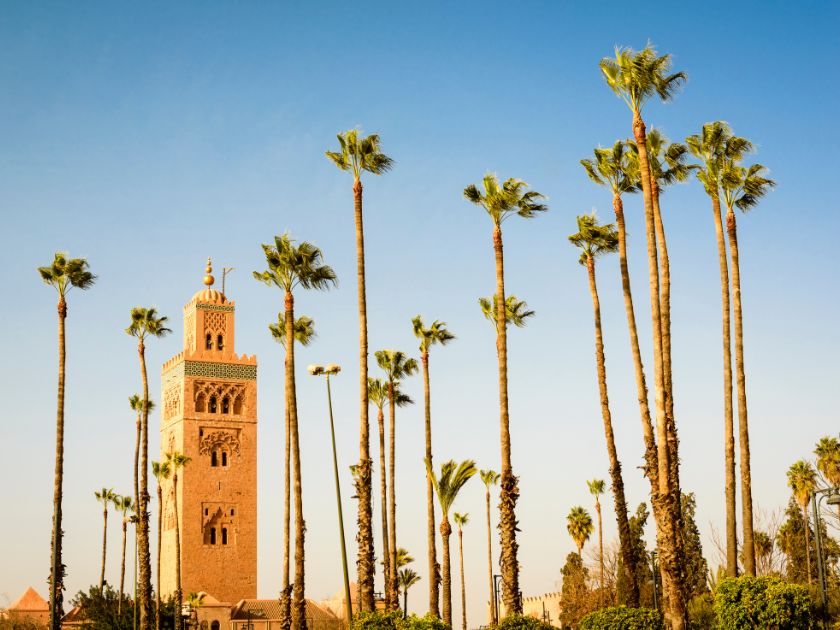 koutoubou, maroc, mosquee, marrakech
