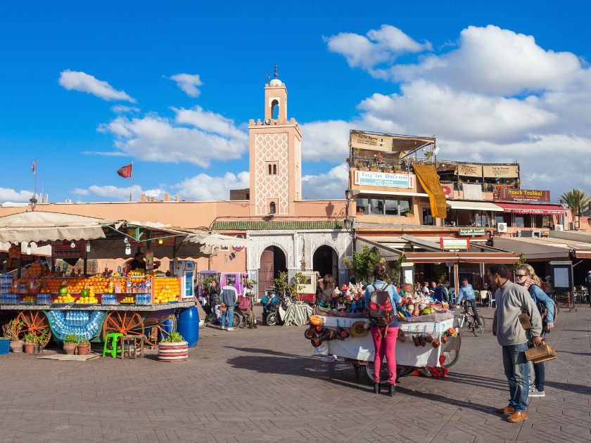 place, jemma, el fna, maroc