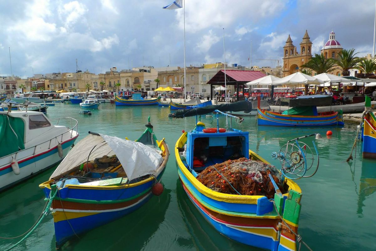 Le Luzzu, le bateau de pêche des Maltais