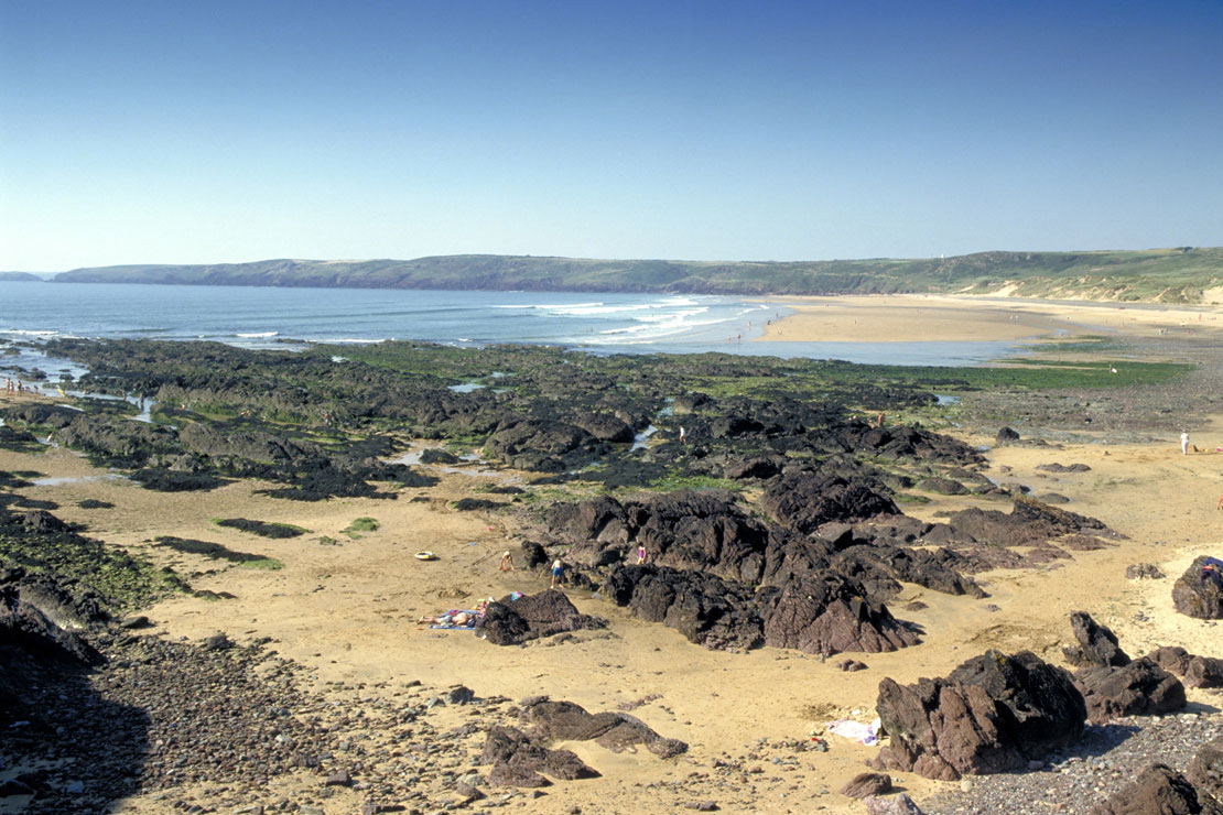 Lieux de tournage de Harry potter en Grande-Bretagne-Plage de Freshwater West