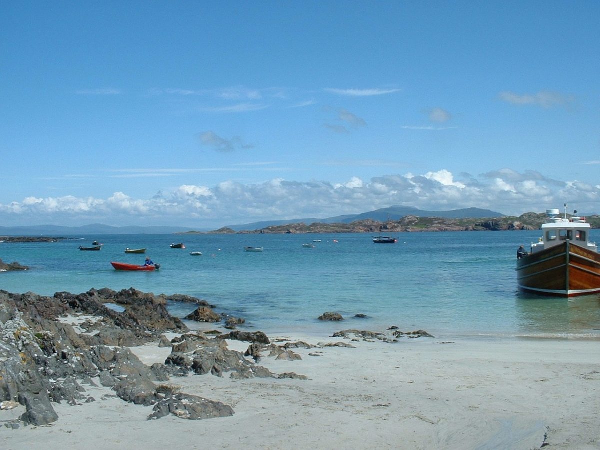 Plage sur l'île de Harris