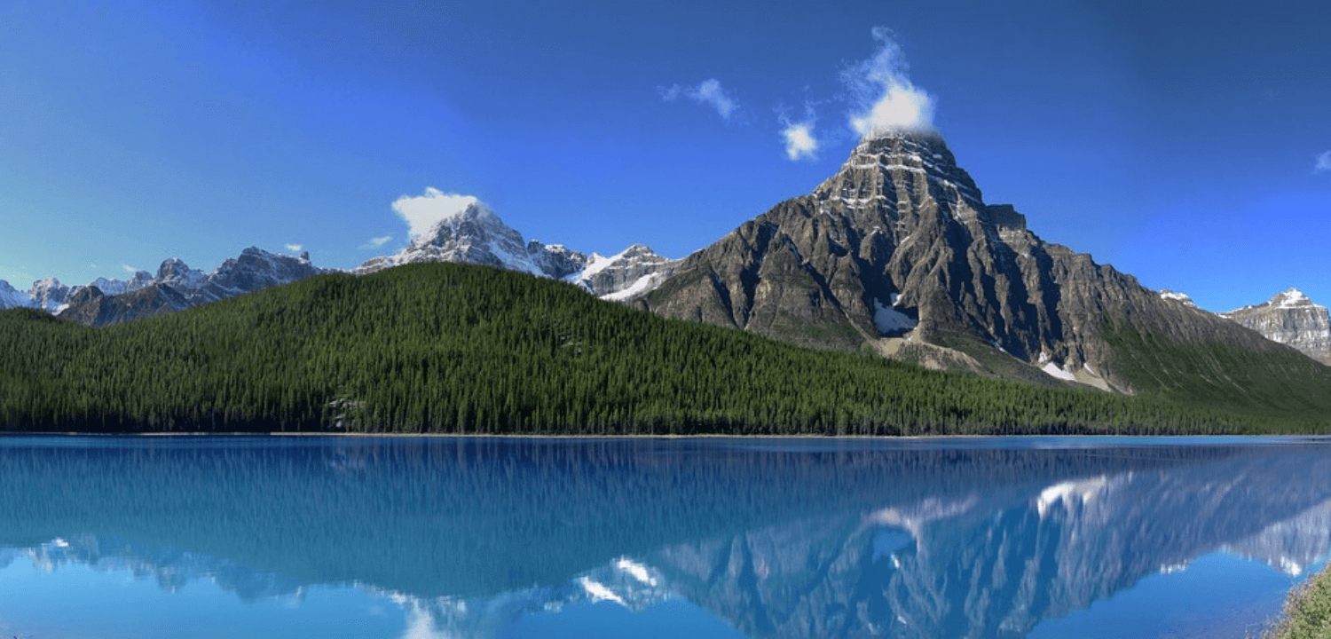 Canada, montagne, paysage