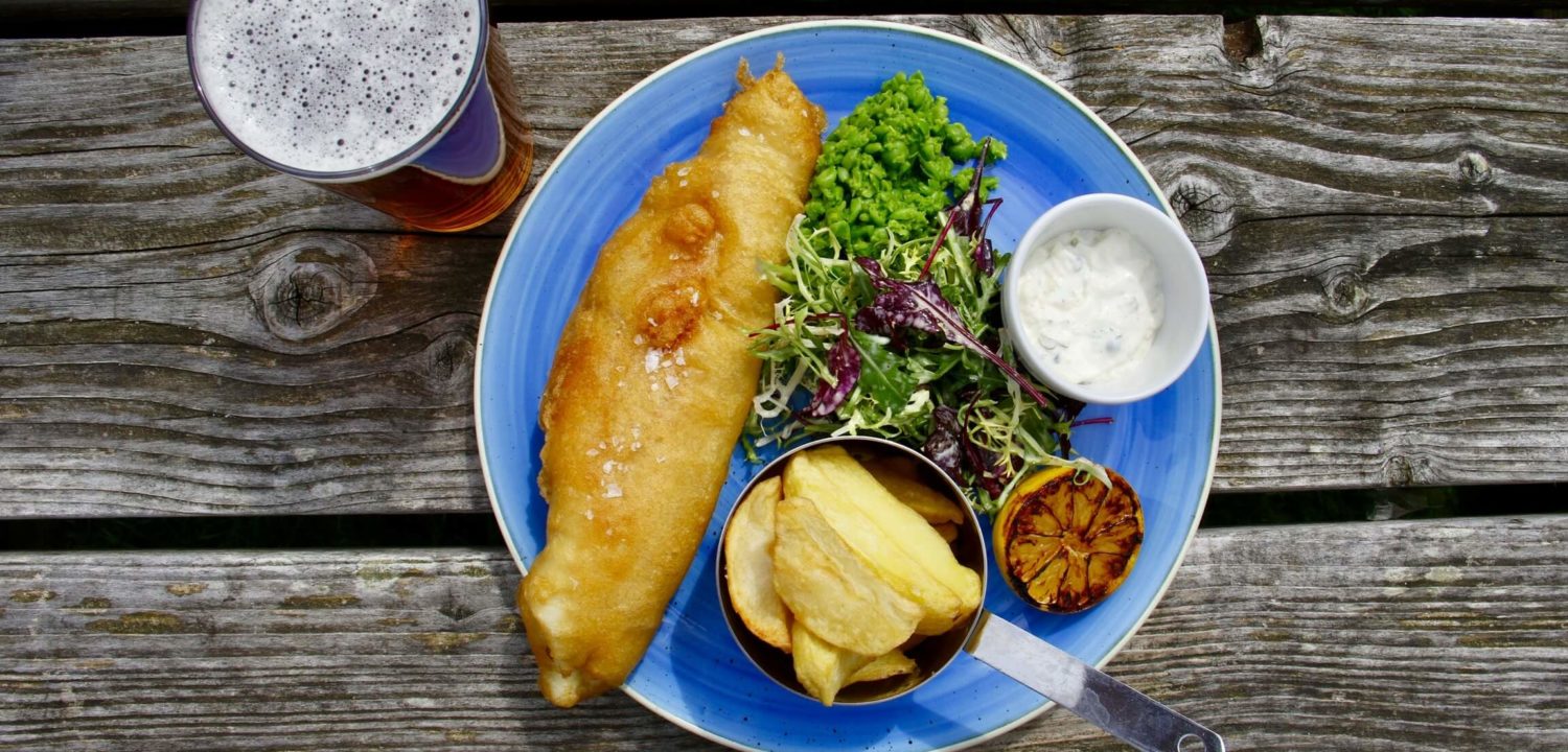 Plat de fish and chips