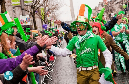 irlande parade monde fete