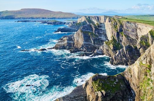 falaise irlande ocean