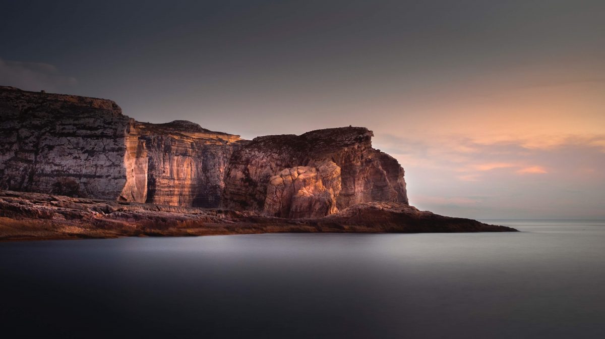 L'île de Gozo (Malte) vue de la mer